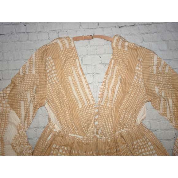 Jonny Cota Studio Poet Maxi Dress, Beige, XXL - Picture 7 of 11